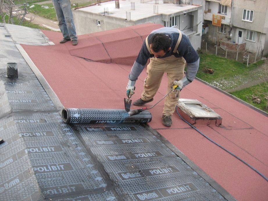 Beydağ EPDM Kauçuk Çatı – düz çatıda arduvazlı bitümlü membran serimi